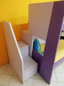 Cameretta Tag con letto a soppalco scorrevole a prezzo scontato^Siloma Online