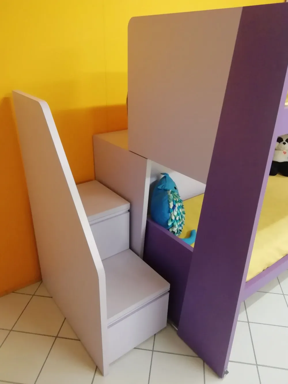 Cameretta Tag con letto a soppalco scorrevole a prezzo scontato^Siloma Online