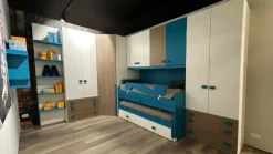 La casa moderna Cameretta Twett con letto a ponte scontata- Camerette