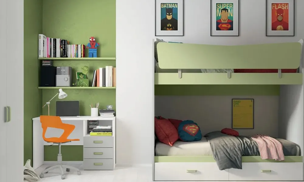 Colombini Casa Cameretta Volo c324 con letto a castello a prezzo scontato- Camerette