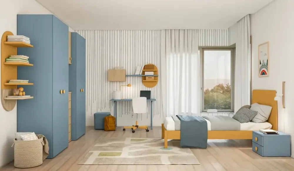 Colombini Casa Cameretta Volo in laminato opaco in Offerta Outlet- Camerette