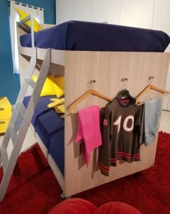 Cameretta 1x2  con letto a castello scontata^Erba Mobili Outlet