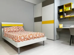 Moretti Compact Camerette Cameretta Young con letto una piazza e mezza in offerta- Camerette