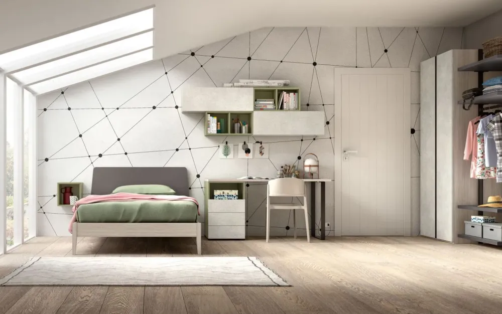 ZG Mobili CAMERETTA Room110 SCONTATA a PREZZI OUTLET- Camerette