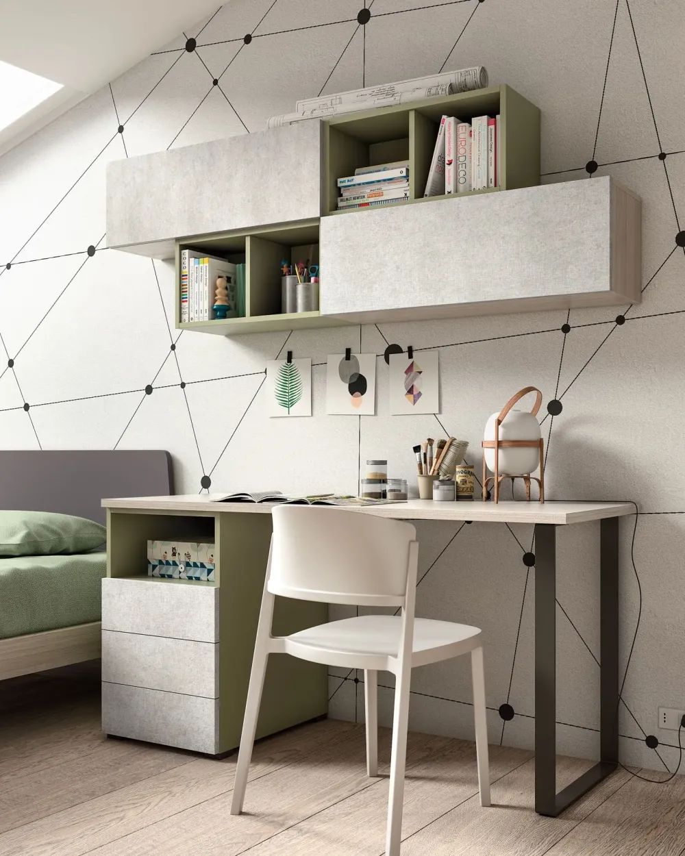 ZG Mobili CAMERETTA Room110 SCONTATA a PREZZI OUTLET- Camerette