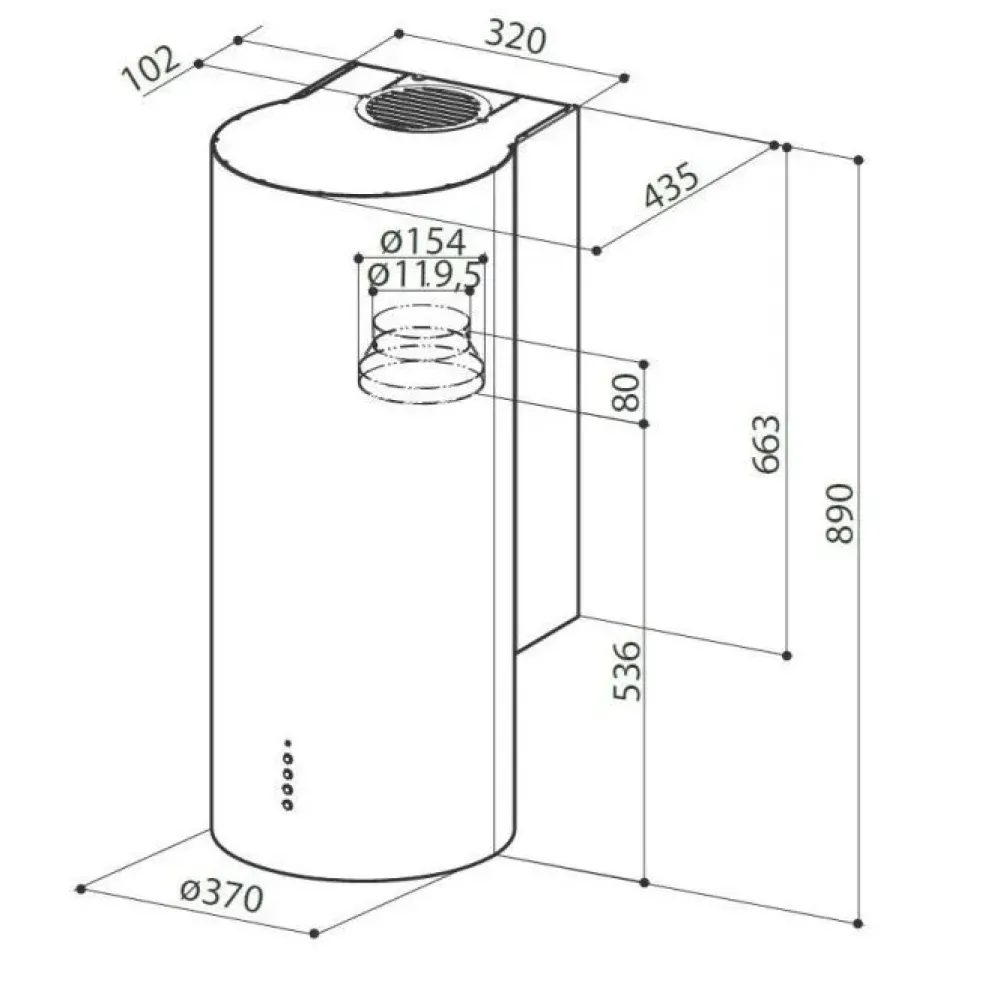 Cappa Eclipse marca in offerta^Faber cappe