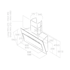 Elica Cappa modello Vertigo   a prezzo scontato- Cappe