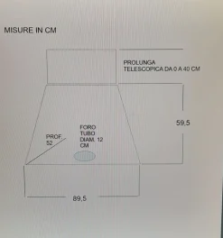 Artel Cappa per cucina Elisa a marchio scontata- Cappe