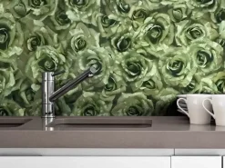 Artigianale Carta da parati modello Art kitchen per cucina in Offerta Outlet- Carta Da Parati