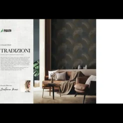 Carta da parati per camera da letto modello Felce  scontata^Artigianale Discount