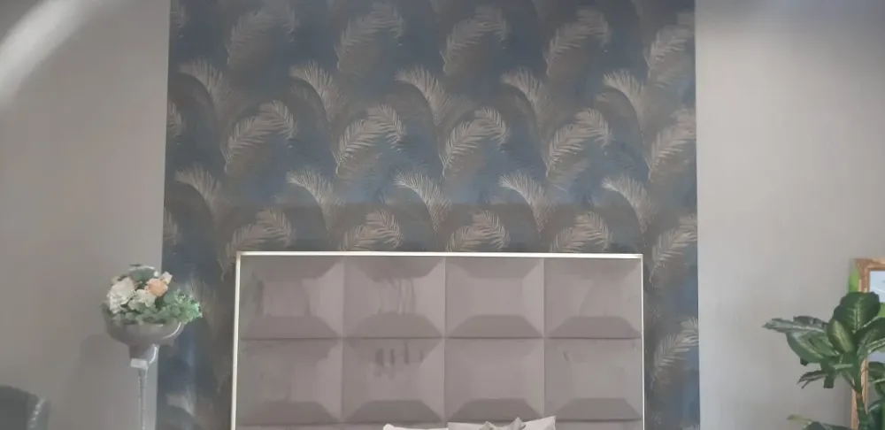 Carta da parati per camera da letto modello Felce scontata^Artigianale Discount