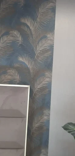 Carta da parati per camera da letto modello Felce scontata^Artigianale Discount