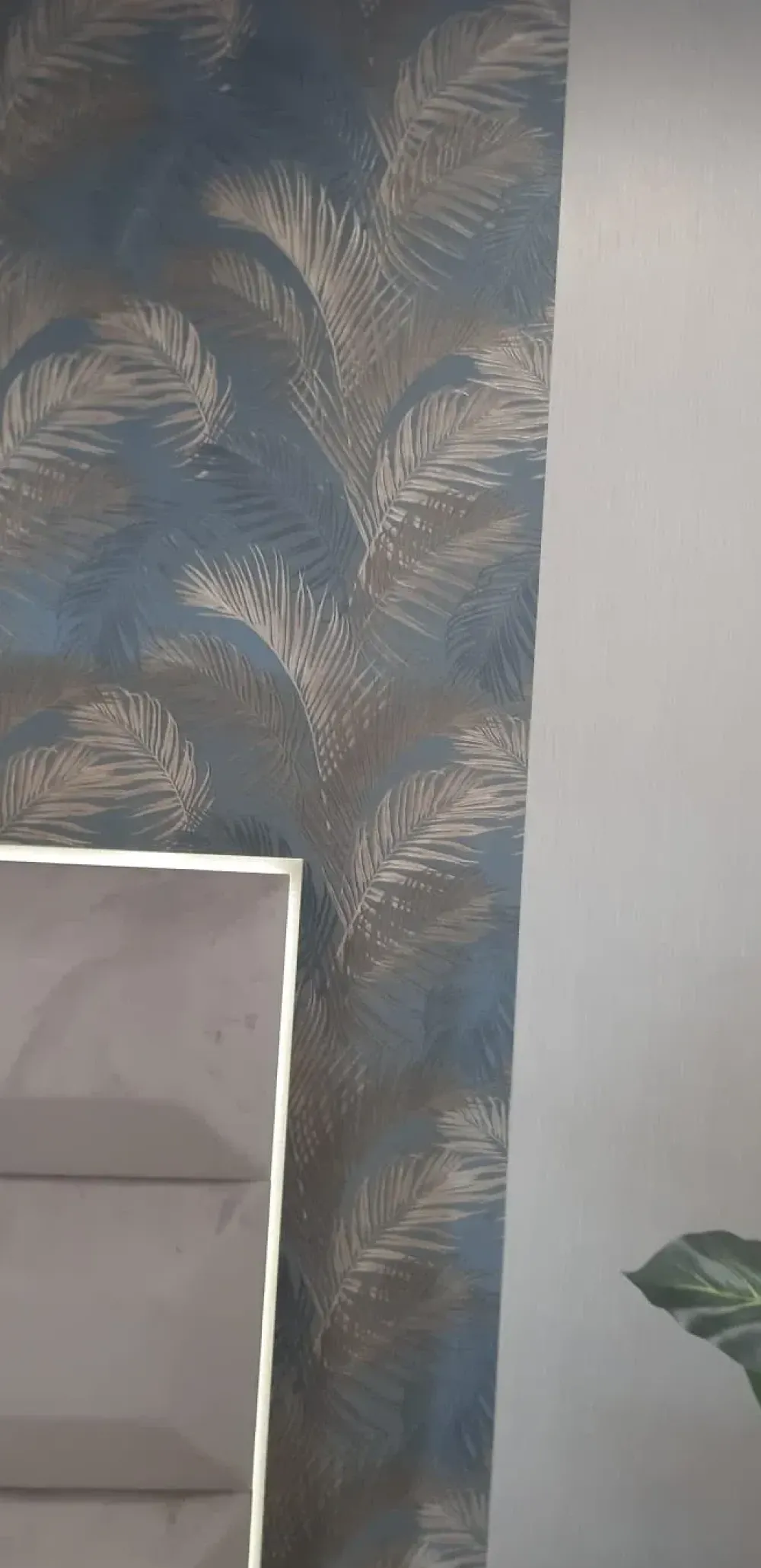 Carta da parati per camera da letto modello Felce scontata^Artigianale Discount