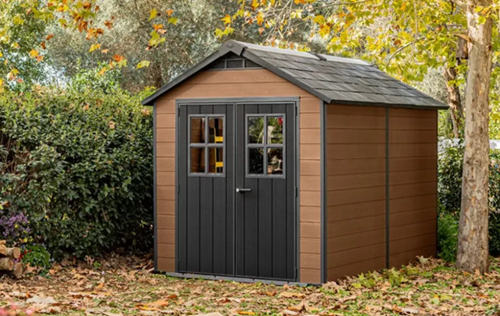 New Casetta da giardino Newton7511 evotech in offerta Casette Da Giardino