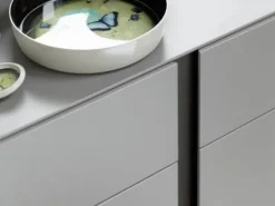 Cassettiera Abaco comò gola per una camera Moderna a marchio scontata Cassettiere