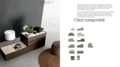 Cassettiera Cidori componibile in Legno con forte sconto^Sangiacomo Clearance