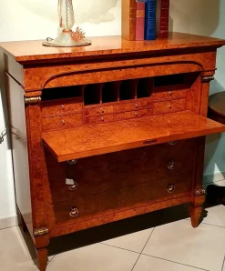 Artigianale Cassettiera Classica modello Stile direttorio in radica a marchio in Offerta Outlet- Cassettiere