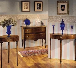 Cassettiera Comoncino sagomato con intarsio in bois de rose in promo-sconto del 45% in Legno con forte sconto^Artigianale Hot