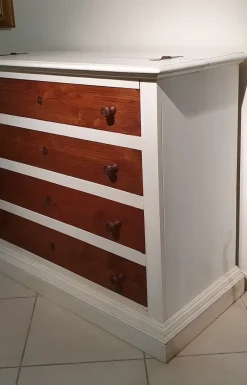 New Cassettiera Gruppo in massello di castagno in Legno a prezzi convenienti Cassettiere