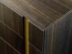 Sangiacomo Cassettiera in Laccato opaco Abaco settimanale con gola in Offerta Outlet- Cassettiere