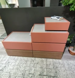 Clearance Cassettiera in Laccato opaco Replay a prezzo Outlet Cassettiere