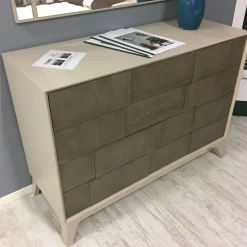 Le Fablier Cassettiera in Legno Comodini e comò le spezie bicolore in Offerta Outlet- Cassettiere