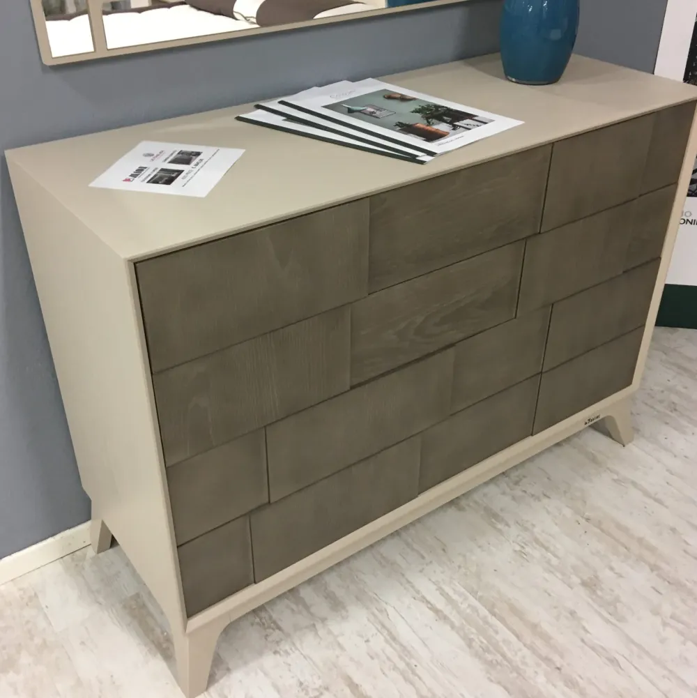 Le Fablier Cassettiera in Legno Comodini e comò le spezie bicolore in Offerta Outlet- Cassettiere