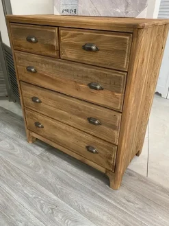 Discount Cassettiera in Legno Legno riciclato 5c a prezzo scontato Cassettiere