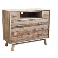 Discount Cassettiera in Legno Legno riciclato a prezzo Outlet Cassettiere