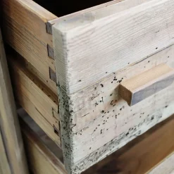 Discount Cassettiera in Legno Legno riciclato a prezzo Outlet Cassettiere