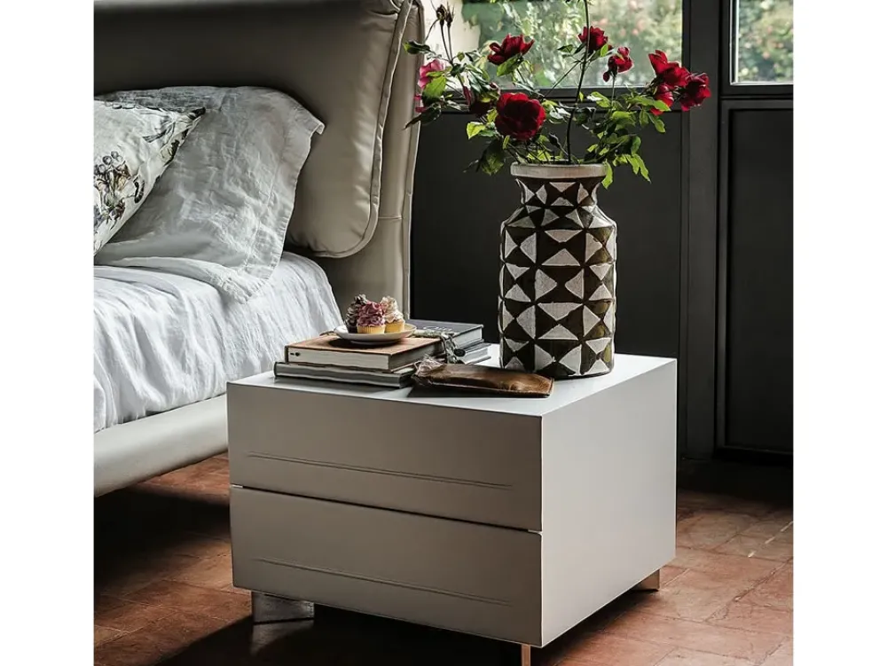 Cassettiera in Pelle Dyno a prezzo Outlet^Cattelan Italia Sale