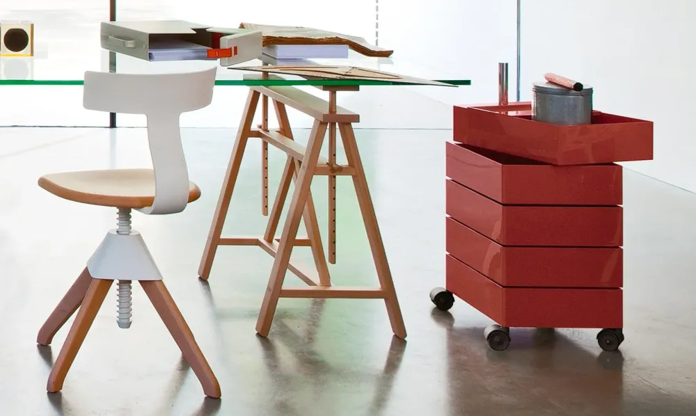 Cassettiera modello 360° in Laccato lucido in offerta^Magis Best