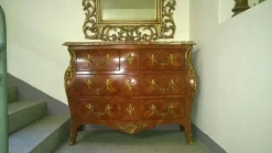 Collezione esclusiva Cassettiera modello Cassettone e comodini classico in bois de rose in Legno in offerta- Cassettiere