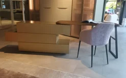 Cassettiera modello Comò con scrittoio girevole domino in Laccato opaco scontata^Sangiacomo Sale