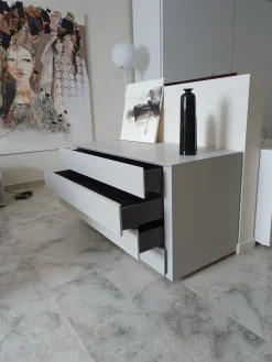 Cassettiera modello Luna in Laccato opaco in Offerta Outlet^Lema Clearance