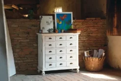 Cassettiera modello Shabby in Laccato opaco in offerta^Artigiani Veneti Best