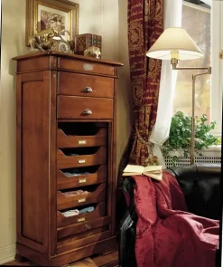 Artigianale Cassettiera Romantico modello Modello quadrifogli a marchio a prezzo scontato- Cassettiere