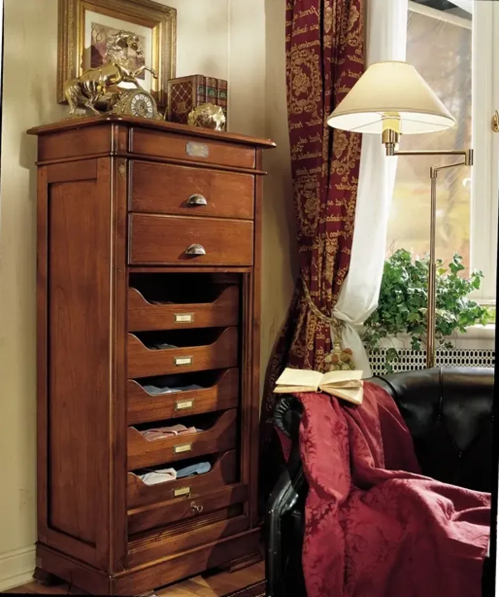 Artigianale Cassettiera Romantico modello Modello quadrifogli a marchio a prezzo scontato- Cassettiere