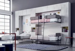 letto castello a scomparsa Nikai up prezzo outlet^Clever Hot