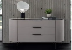 Golden Night Comò Iron in legno a prezzo ribassato- Cassettiere