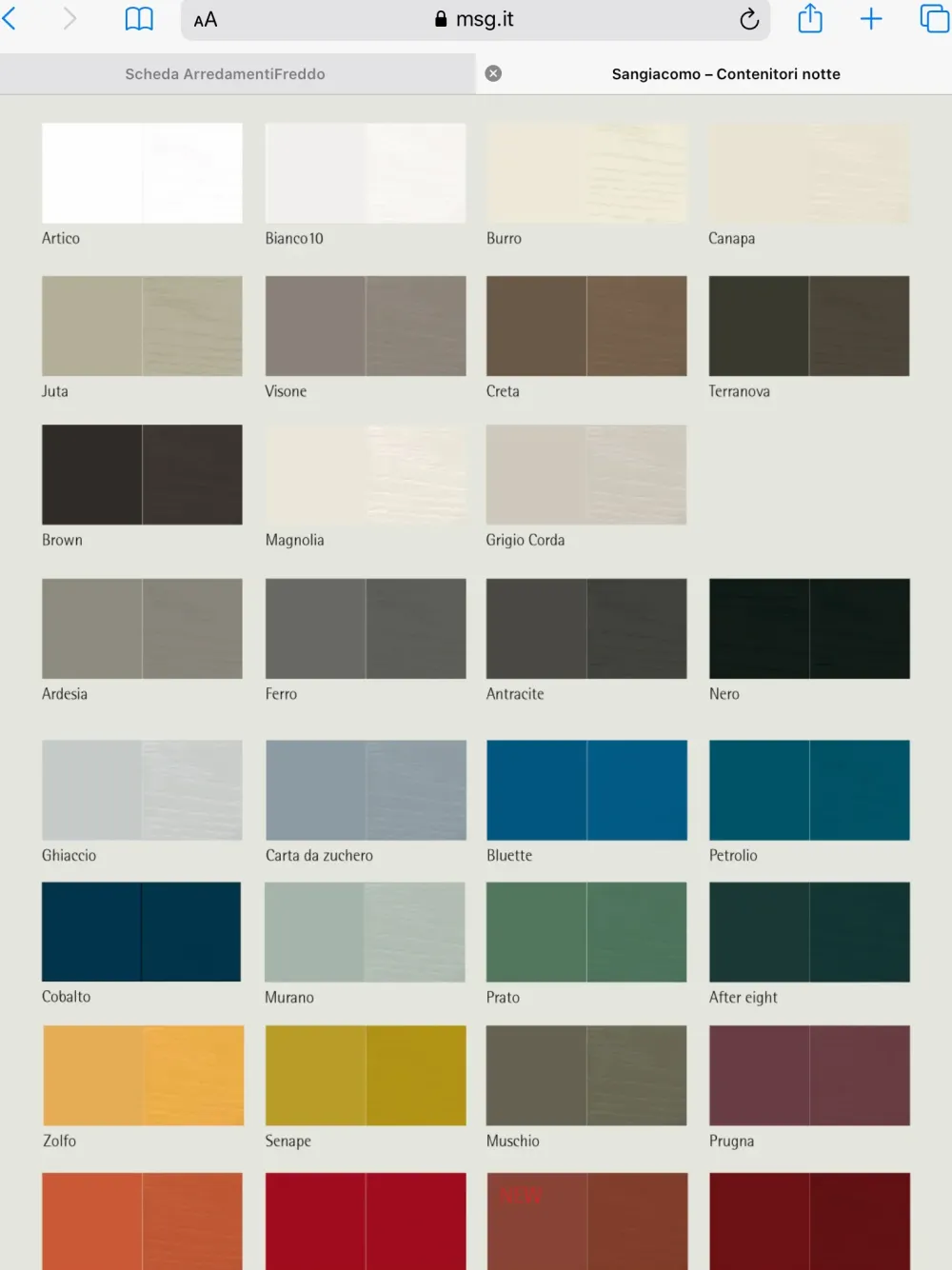 Comodini Cidori comodino OFFERTA OUTLET^Sangiacomo