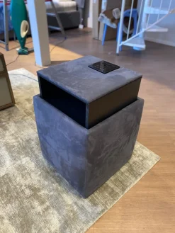 Bolzan Comodino modello Ares a prezzo ribassato in ecopelle- Comodini