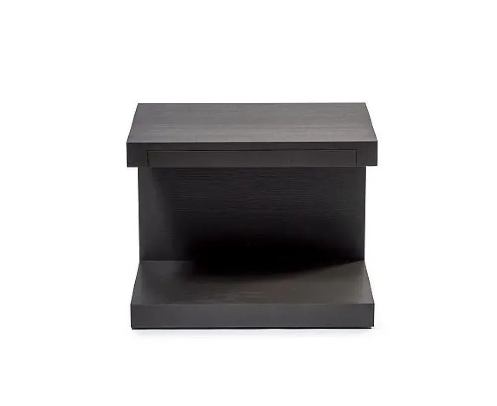 Online Comodino Comodino aero 2 in ardesia di scontato del 55% Comodini