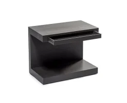 Online Comodino Comodino aero 2 in ardesia di scontato del 55% Comodini