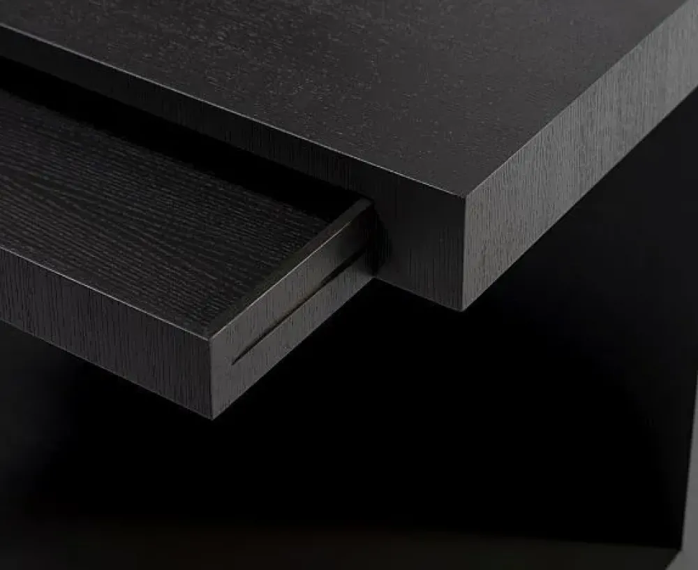 Online Comodino Comodino aero 2 in ardesia di scontato del 55% Comodini