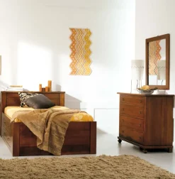 Clearance Comodino modello Comò contadino f817 a prezzo scontato in legno Comodini