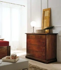 Falegnameria Italiana Comodino modello Comò f815 a prezzo scontato in legno- Comodini