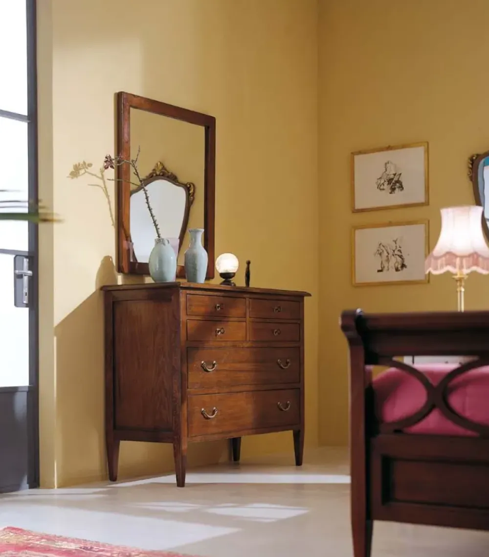 Outlet Comodino modello Comò f800 a prezzo scontato in legno Comodini