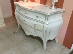 Discount Comodino modello Laccato anticato a prezzo scontato in legno Comodini