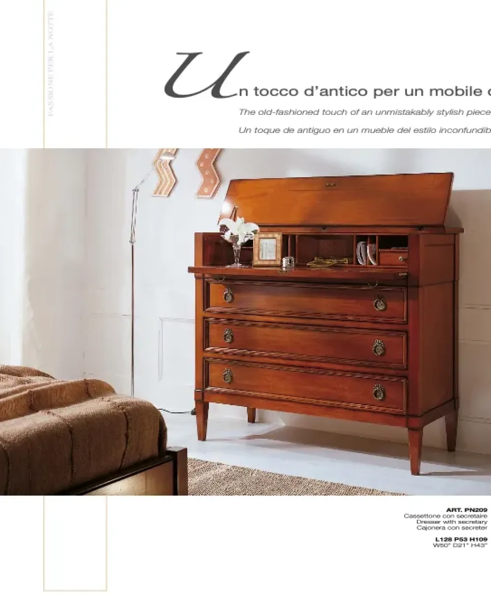 Parlani Comodino modello Comò pn209 a marchio con forte sconto- Comodini